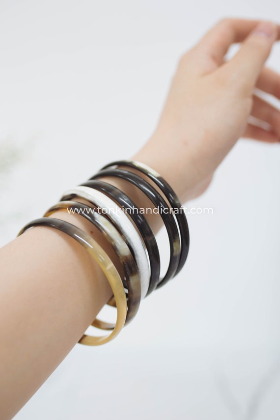 Bracelet Manchette En Corne - Style Bohème, Occasion En Bon état