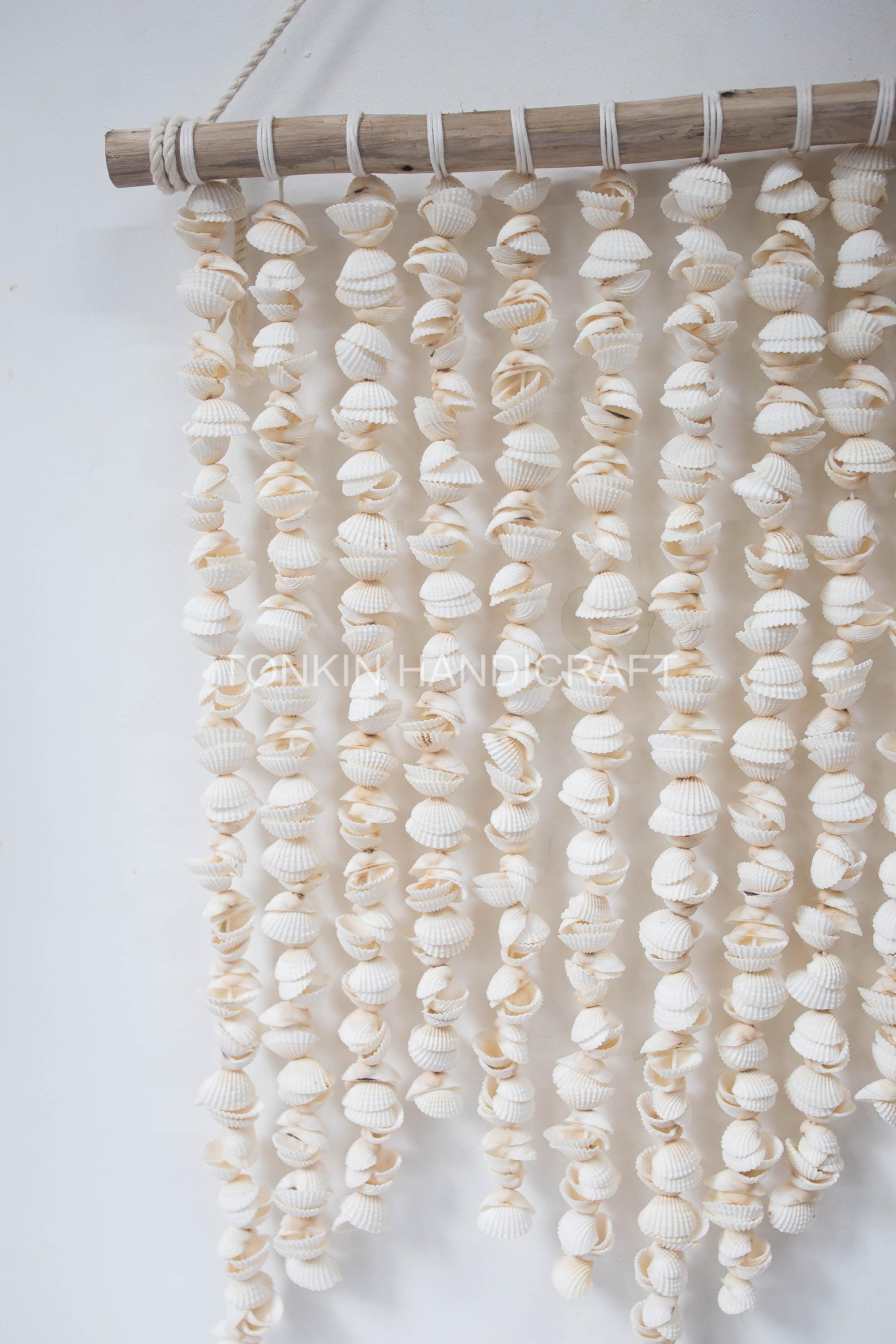 Shell Wall Hanging, Sea Shells Wall Art,shell Wall Curtain, Boho Shell ...