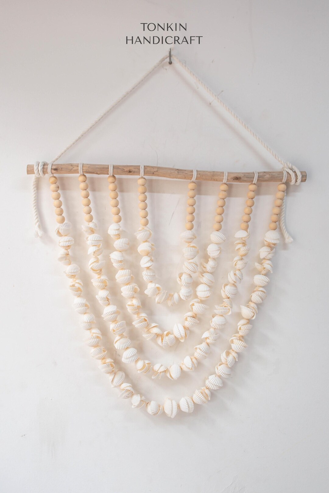 Shell For Wall Shell Wall Hanging, Sea Shells Wall Art,shell Wall Curtain, Boho Shell ...