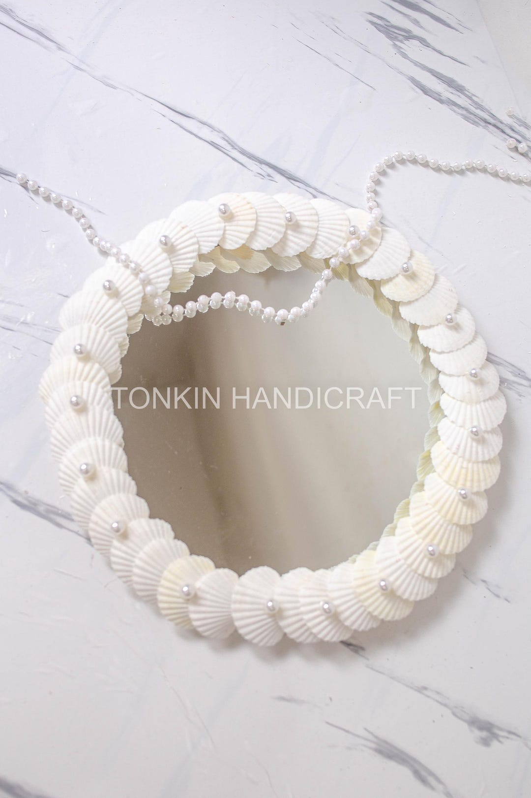 Wall Hanging Seashell Mirror, Mermaid Wall Mirror, Gift for ...