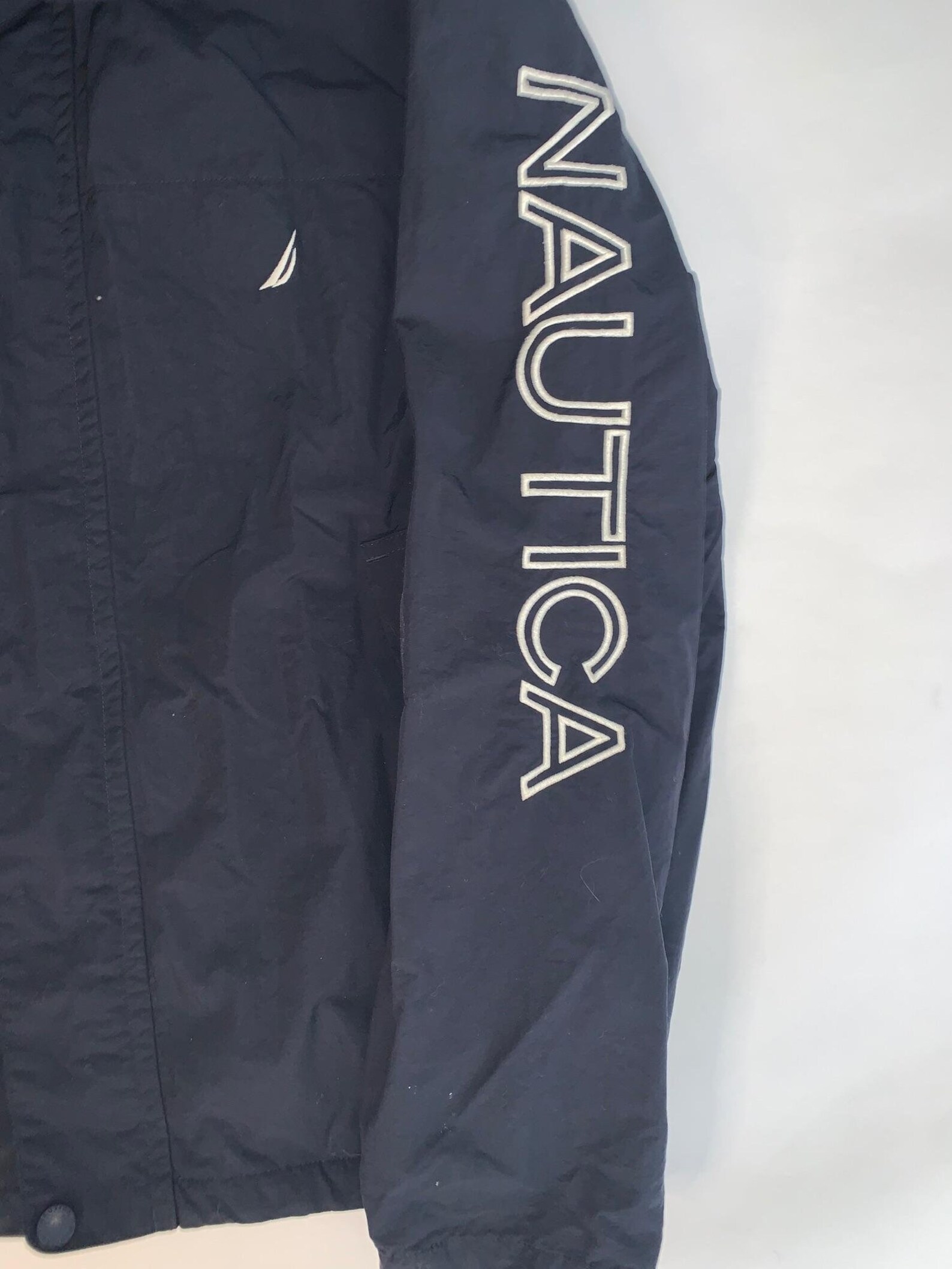 Nautica Blue WIndbreaker Jacket XL Etsy