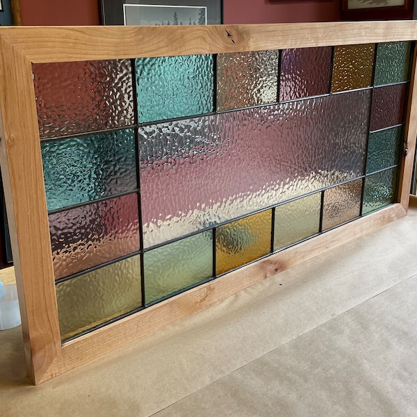 Antique Stained Glass Window Etsy