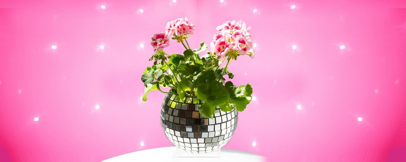 Disco Ball Flower Pot image 2