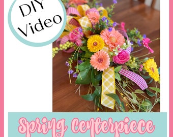 How to Make a Floral Arrangement for Spring, DIY Centerpiece, Floral Arrangement Tutorial, DIY Floral Arrangement, Floral Class Design
