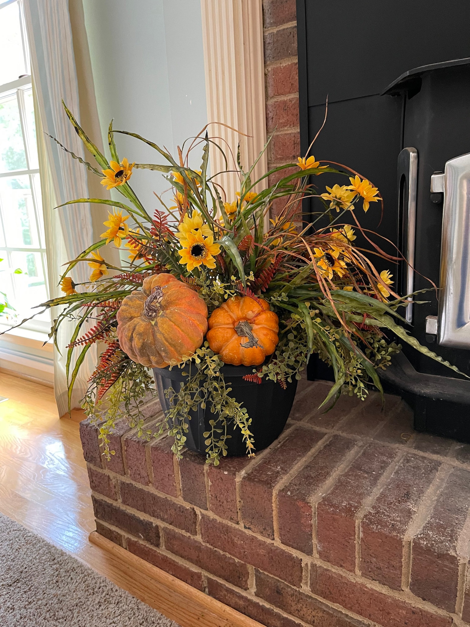Fall Front Porch Planter Fall Urn Filler for Outdoors Fall Etsy