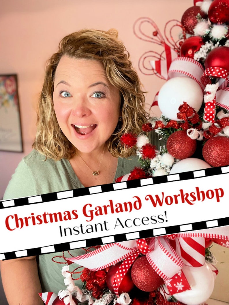 How to Make a Christmas Garland DIY Christmas Garland Etsy