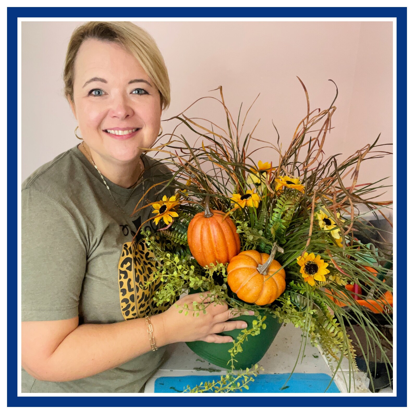 DIY Fall Urn Filler TUTORIAL How to Make a Fall Planter Etsy