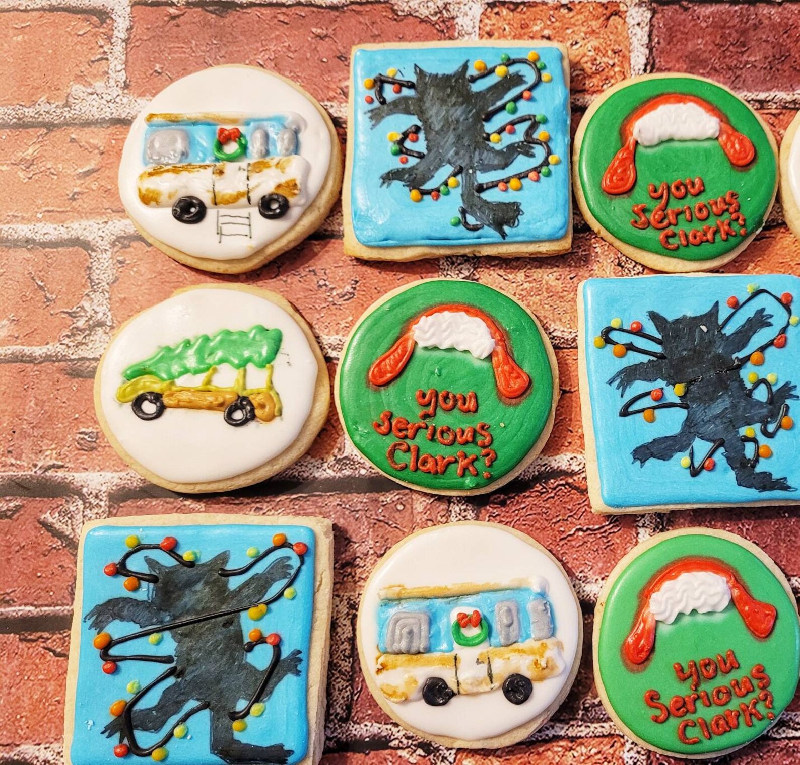 Vegan National Lampoon's Christmas Vacation cookies | Etsy