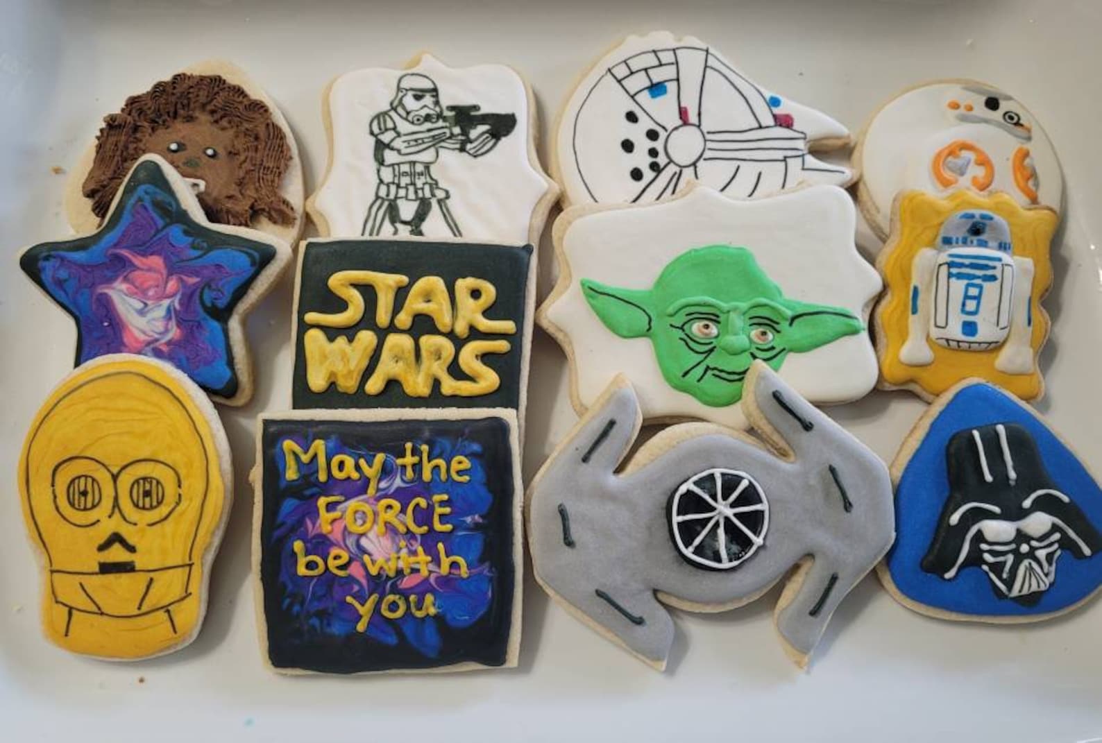 Vegan Star Wars Sugar Cookies Vegan Star Wars Sugar Cookies