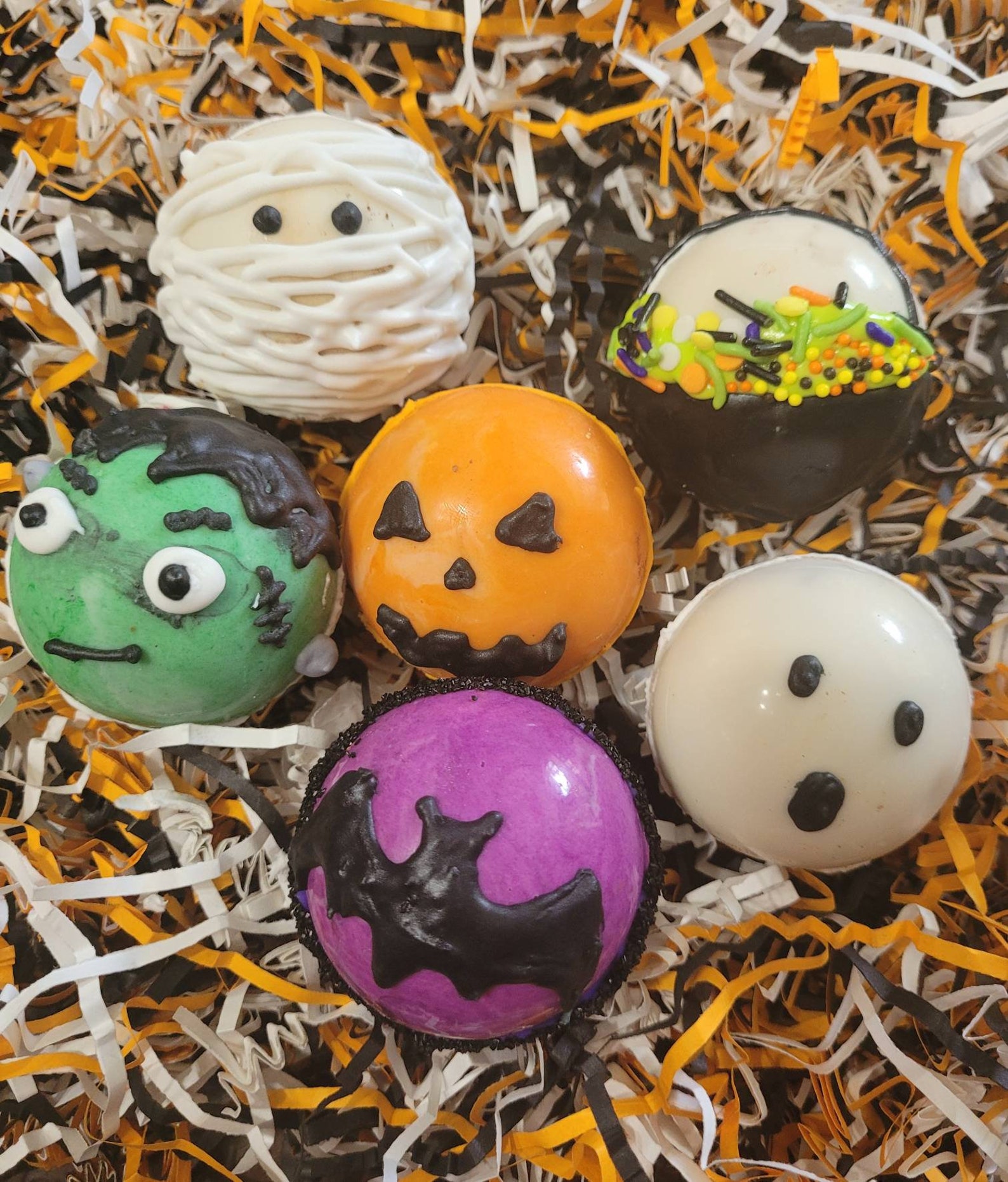 Vegan Hot Chocolate cocoa bombs Halloween ghost frankenstein  Etsy