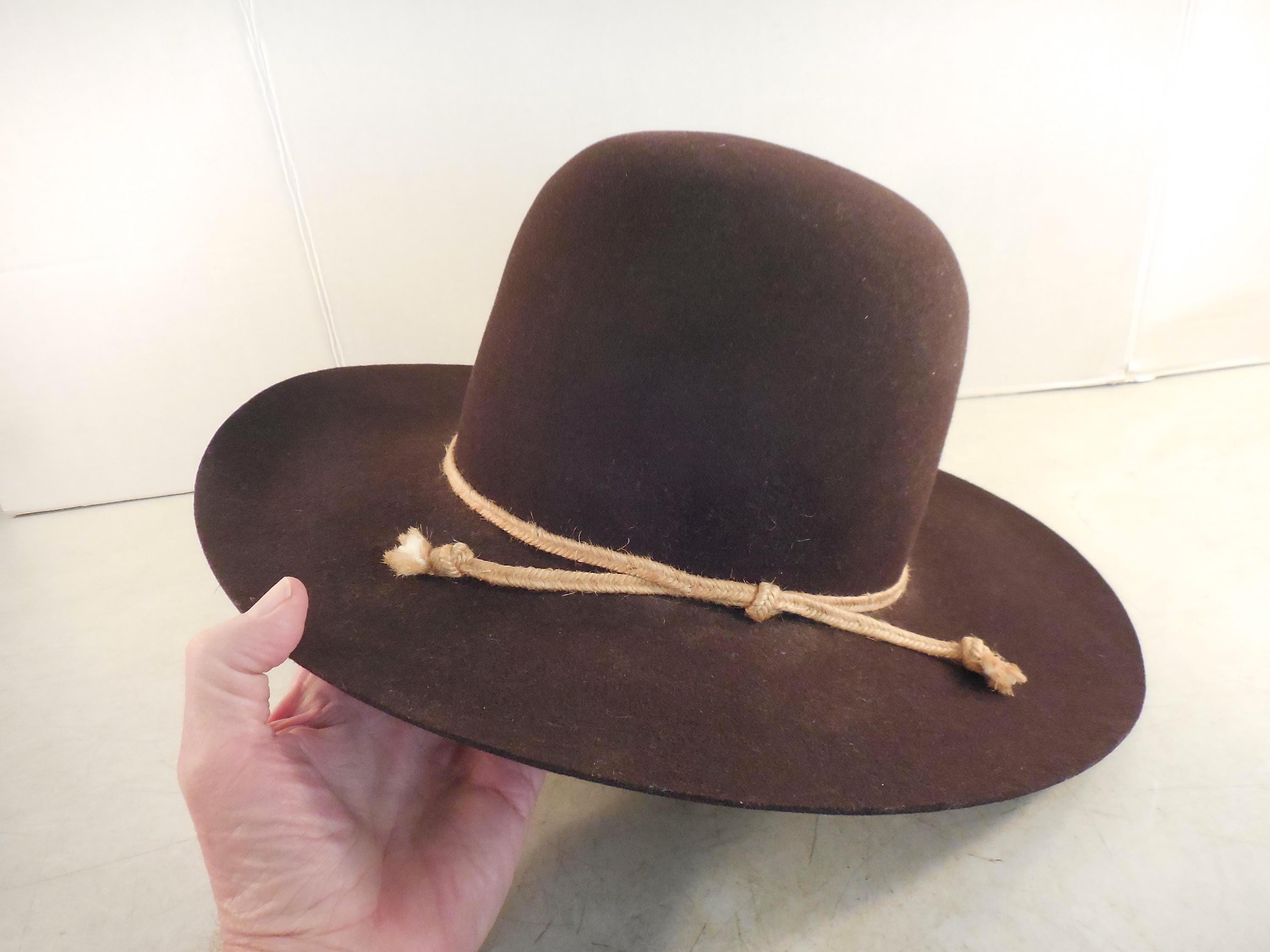 American Hat Company Maxi-Felt Pure Wool Western American Hat Co. Maxi Felt Pure Wool Felt Hat Size 6  main image 2