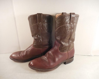 Vintage Justin Roper Boots, Men display picture 1