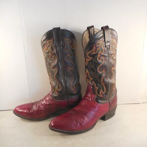 Mens Eel Skin Boots - Etsy display picture 1