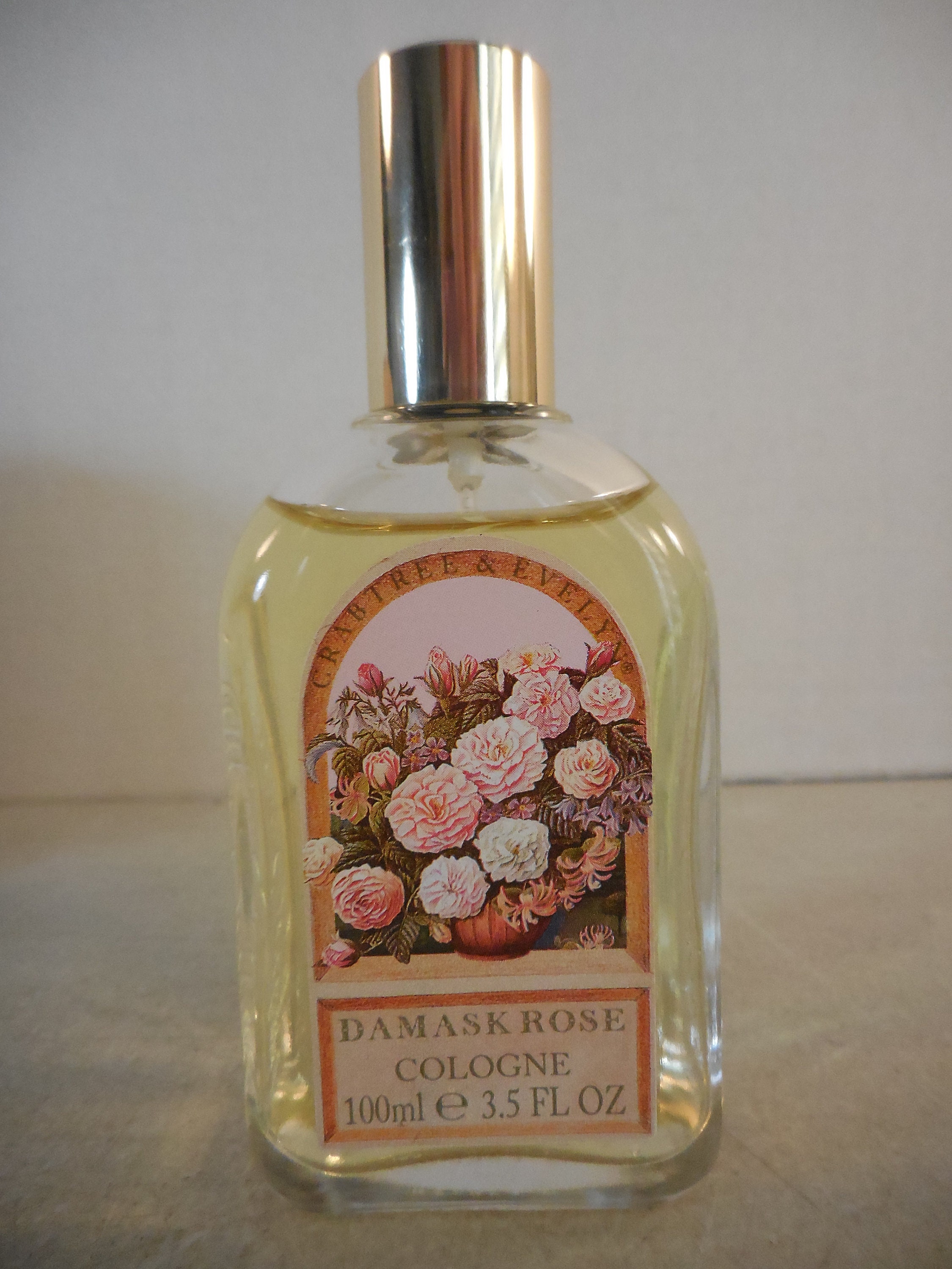 希少　クラブツリー&イヴリン DAMASK ROSE COLOGNE 100ml Crabtree & Evelyn DAMASK ROSE Cologne Spray 3.5 Oz With Box