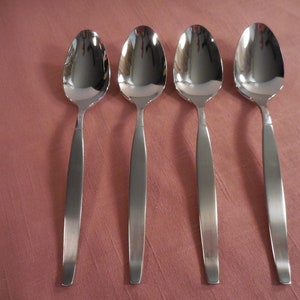 Oneida Community FROSTFIRE Stainless TEASPOON Set of 4 SP4