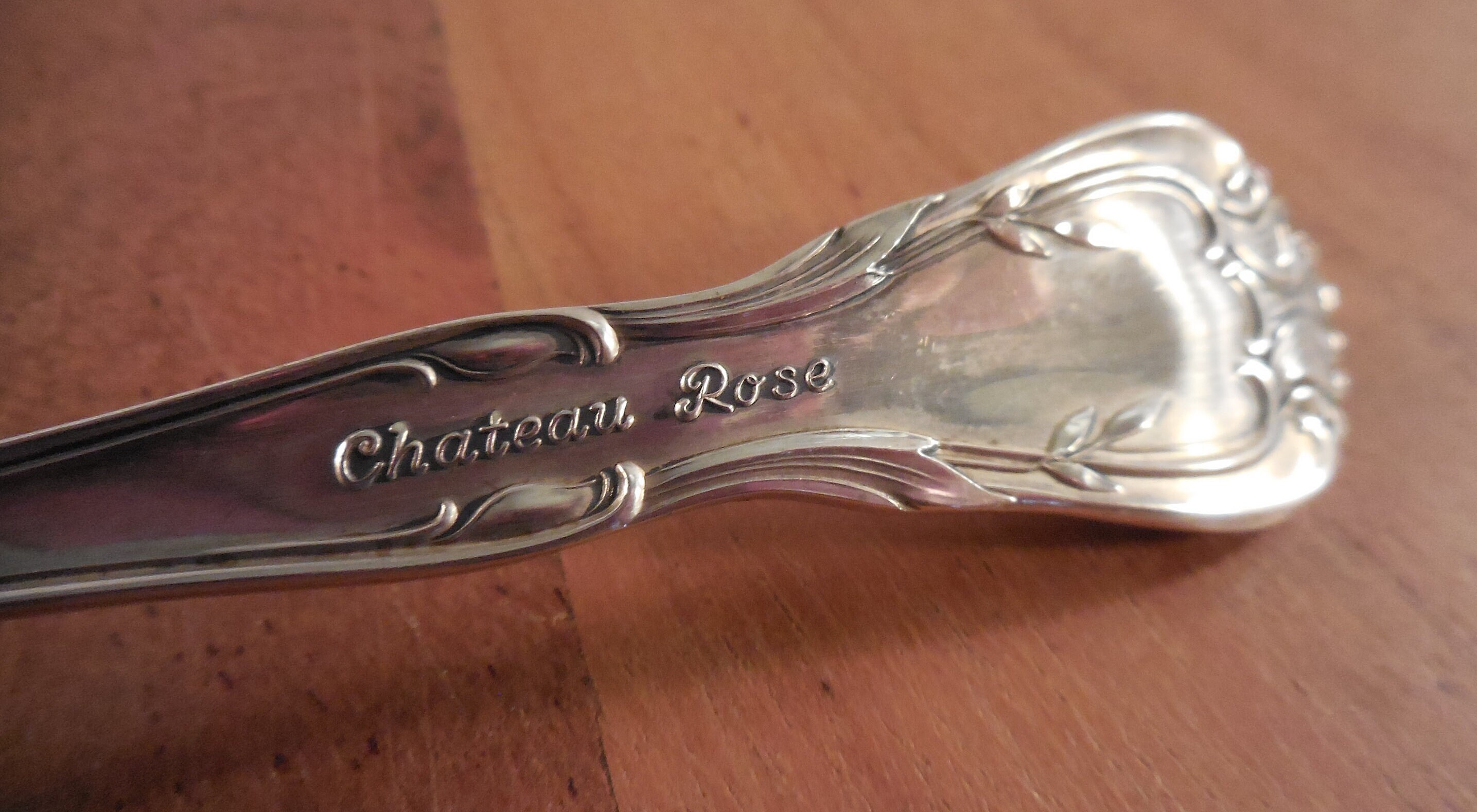 Alvin CHATEAU ROSE Sterling Silver Cold Meat Fork 7 3/8