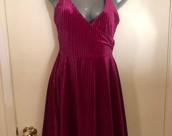 fuschia sundress