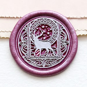 Tarot Deer wax Seal Stamp /journal decor wax seal Stamp/ Custom Sealing Wax Stamp/wedding wax seal stamp