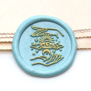 Magic Hands with Eye wax Seal Stamp / wax seal stamp kit / Wax  Sealing Stamp kit /wedding wax seal stamp