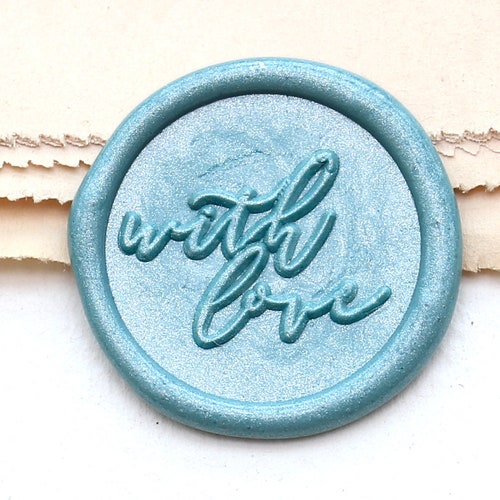 With Love  wax Seal Stamp /wedding  wax seal Stamp/ Wax  Sealing Stamp kit /wedding wax seal stamp