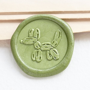 Ballon Hund Wachs Siegel Stempel /cute Tier Wachs Siegel Stempel Kit /Custom Siegel Wachs Stempel/Hochzeit Wachs Siegel Stempel