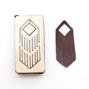 Fringe hoop Earrings leather cutting Die , Steel Rule Metal Die Cutter ,Leather Punch Crafts Kraft Tool,Faux Leather Earrings die