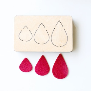 Lacrima impilata Muto in pelle, pioggia Acciaio Regola Metallo Die Cutter ,Leather Die Cut Mold,Leather Punch Crafts Kraft Tool