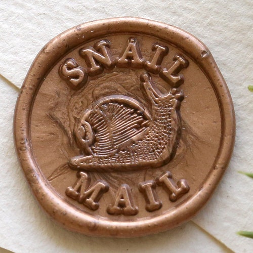 Snail mail wax Seal Stamp /envelop wax seal Stamp/Custom Sealing Wax Stamp/wedding wax seal stamp