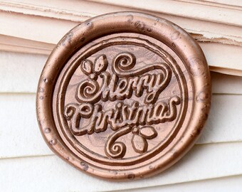 Merry Christmas wax seal Wax Seal Stamp/ wax seal Stamp Kit /Custom Sealing Wax Stamp/wedding wax seal stamp