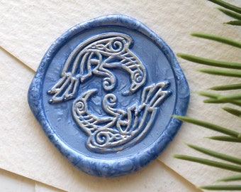 Viking Odin's Raven wax  Seal Stamp /Ravens Hugin wax seal Stamp/Munin Norse Mythology Custom Sealing Wax Stamp/wedding wax seal stamp