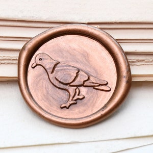 Duif Wax zegel stempel/Wax zegel stempel kit/Custom zegellak stempel/bruiloft Wax zegel stempel