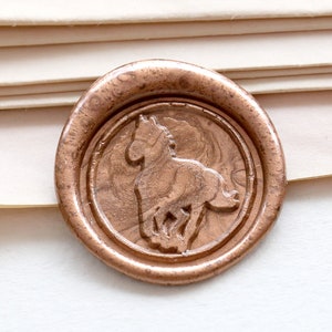 Running Horse Wax zegel stempel/Wax zegel stempel kit/Custom zegellak stempel/bruiloft Wax zegel stempel