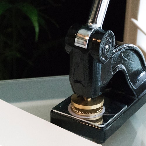 Personalized Heavy Duty Desk Embosser Custom Embossing Etsy