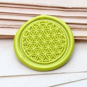 Blume des Lebens Wachs Siegel Stempel /Wax Siegel Stempel Kit /Custom Siegel Wachs Stempel/Hochzeit Wachs Siegel Stempel