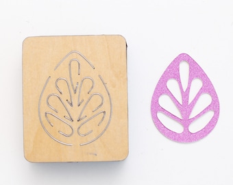 Leaf Earring Leather Cutting Die , Steel Rule Metal Die Cutter ,Leather Die Cut Mold,Leather Punch Crafts Kraft Tool