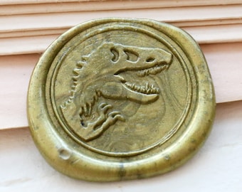 Dinosaur  T-Rex  Wax seal stamp /Wax seal Stamp kit /Custom Sealing Wax Stamp/wedding wax seal stamp