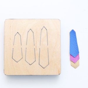Stacked diamond earrings leather die cuts, Steel Rule Metal Die Cutter ,Leather Die Cut Mold,Leather Punch Crafts Kraft Tool