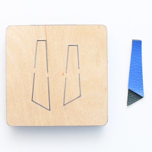 Strip dangle earrings Leather cutting Die , Steel Rule Metal Die Cutter ,Leather Die Cut Mold,Leather Punch Crafts Kraft Tool