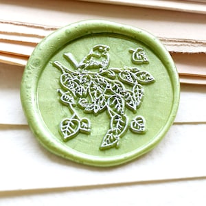 Bird on branch Wax Seal Stamp /wax seal Stamp kit /Custom Sealing Wax Stamp/wedding wax seal stamp/Christmas Gift