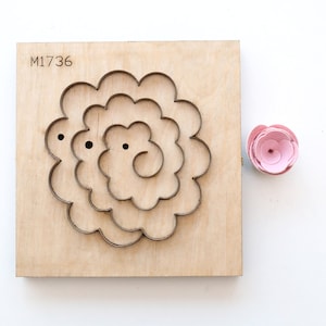Rolled flower Leather Cutting Die , Steel Rule Metal Die Cutter ,Leather Die Cut Mold,Leather Punch Crafts Kraft Tool