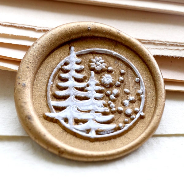 Christmas  Pine tree  Wax Seal Stamp /Christmas Tree wax seal Stamp kit /Custom Sealing Wax Stamp/wedding wax seal stamp/Christmas Gift