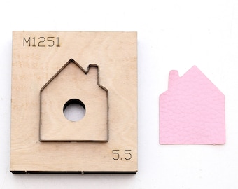 House Leather key chain Cutting Die , Steel Rule Metal Die Cutter ,Leather Die Cut Mold,Leather Punch Crafts Kraft Tool