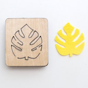 Monstera leaf earring leather cutting Die , Steel Rule Metal Die Cutter ,Leather Die Cut Mold,Leather Punch Crafts Kraft Tool