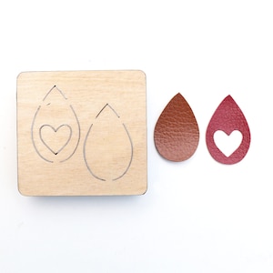 Cuore Teardrop Taglio In pelle Dadi, Raindrop Acciaio Regola Metallo Die Cutter ,Leather Die Cut Mold,Leather Punch Crafts Kraft Tool