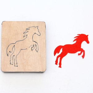 Pferd Leder schneiden sterben, Stahl Regel Metall sterben Cutter, Ohrring Leder sterben geschnitten Form, Leder Punch Handwerk Kraft Werkzeug