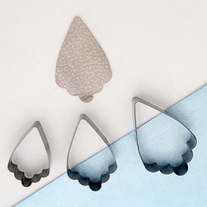 La feuille marocaine en acier règle cuir coupe Die, Custom Steel Rule Metal Die clicker pour boucles d’oreilles, Die Cut Mold, Cuir Punch Crafts