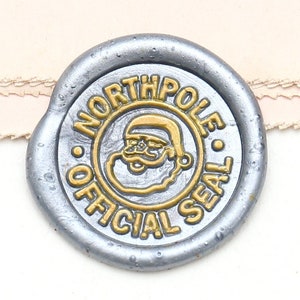 Santa Wax Seal Stamp /Santa lettre sceau sceau de cire Timbre kit de timbre / Custom Sealing Wax Stamp / timbre de sceau de cire de mariage