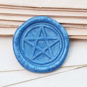 Pentagram Wax Seal Stamp/wiccan wax seal Stamp/Custom Sealing Wax Stamp/wedding wax seal stamp