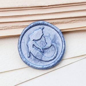 Timbre de joint de cire de sirène /Mermaid Wax seal Stamp kit /Custom Sealing Wax Stamp/wedding wax seal stamp