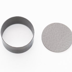 Troquel de corte de cuero circular, pendientes, regla de acero personalizada, troquelador de Metal, molde troquelado, herramienta de artesanía de punzón de cuero Kraft